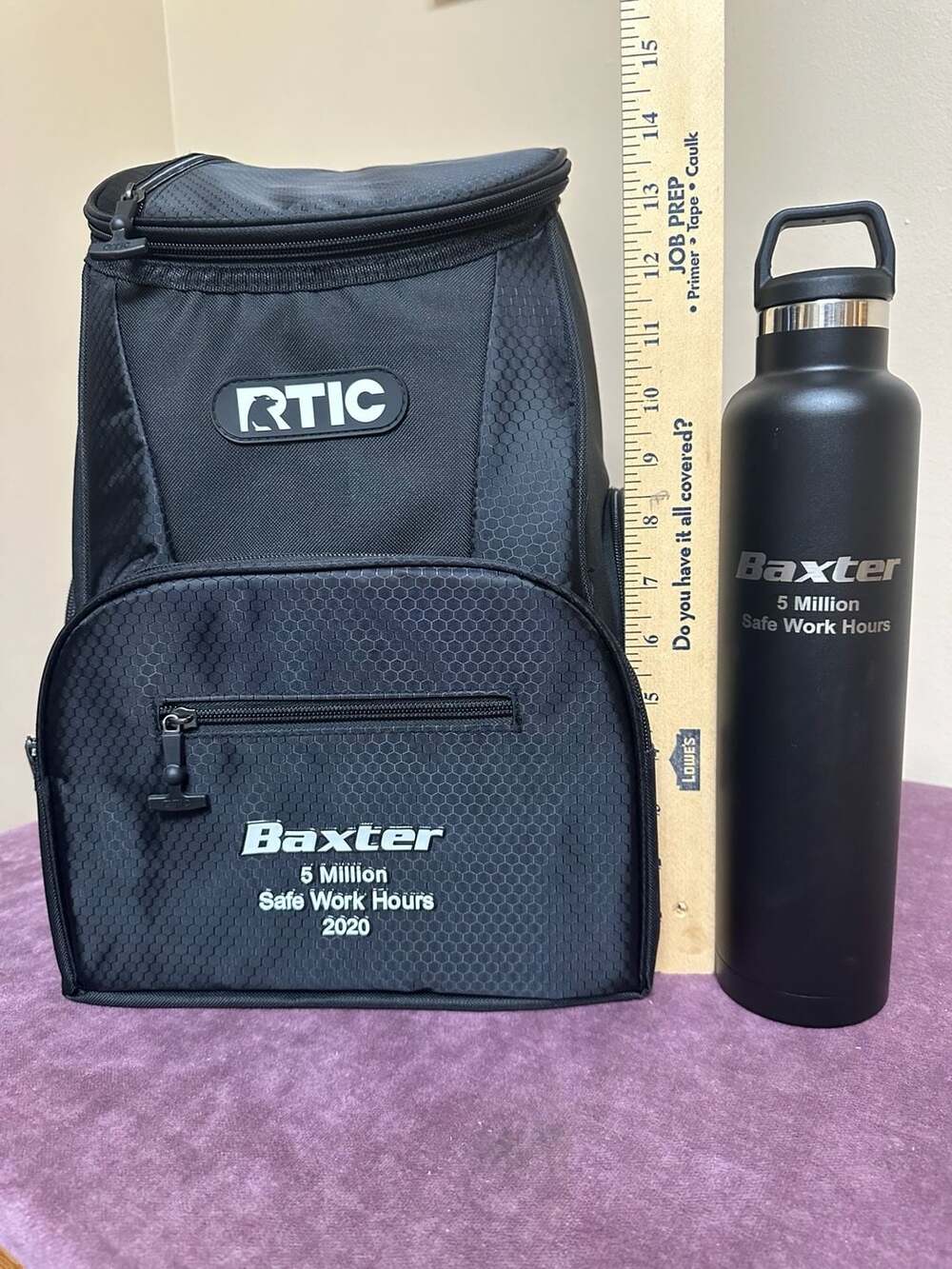 RTIC 15-Can Lightweight Cooler Backpack and Stainless Steel Bottle